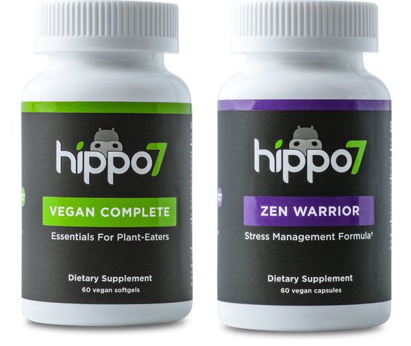 The Multi & Zen bundle includes Vegan Complete for enhancing your plant-based diet and Zen Warrior to help manage daily stress.*