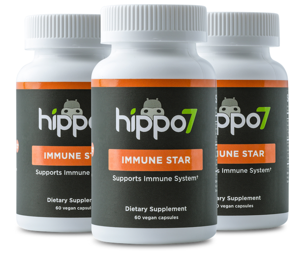 Immune Star bundle includes 3 bottles of Immune Star - immune system support vegan supplement with a 7-in-1 formulation.*